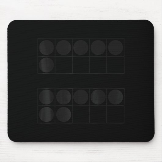 面白い 6 7 数字 先生 生徒 シックス セブン ミーム マウスパッド (正面)