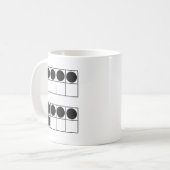 面白い 6 7 数字 教師 生徒 シックス セブン ミーム コーヒーマグカップ (正面左)