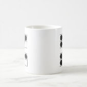 面白い 6 7 数字 教師 生徒 シックス セブン ミーム コーヒーマグカップ (中央)