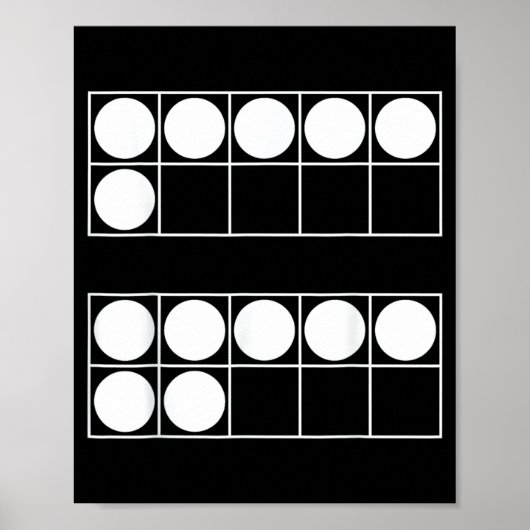 面白い 6 7 数字 数学 教師 生徒 六 七 ポスター (正面)