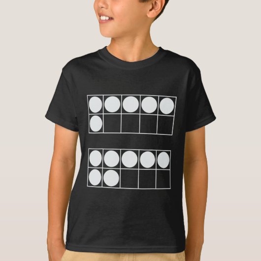 面白い 6 7 数字 数学 教師 生徒 六 七 Tシャツ (正面)