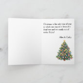 面白い Chat GPT おすすめのカスタムクリスマス シーズンカード (内部)