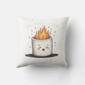 面白い Everything is Fine リア充ふわふわ枕 クッション (裏面)