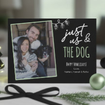 面白い Just Us & The Dog Howlidays 写真 ブラック