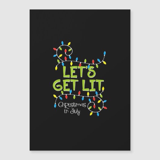 面白い Let's Get Lit クリスマス ライト (正面)