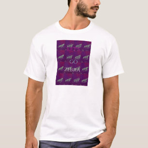 面白い Let's Go Zebra ハクナマタタ モチーフ デザイン Co Tシャツ