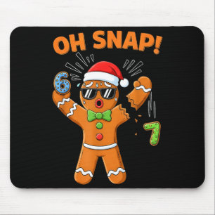 面白い Oh Snap 67 シックス セブン ミーム ジンジャーブレッド メン Wo マウスパッド