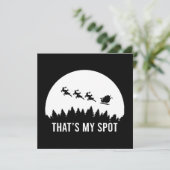 面白い That's My Spot クリスマス セッション サンタ そり 招待状 (スタンド正面)