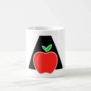 面白いAはAppleのA コーヒーマグカップ