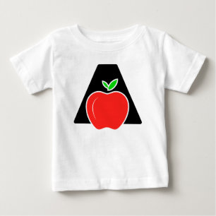 面白いAはAppleのA ベビーTシャツ