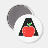面白いAはAppleのA マグネット (正面/裏面)