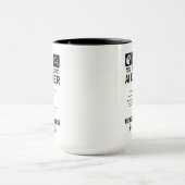 面白いAIエンジニア 人工知能 テック マグカップ (中央)