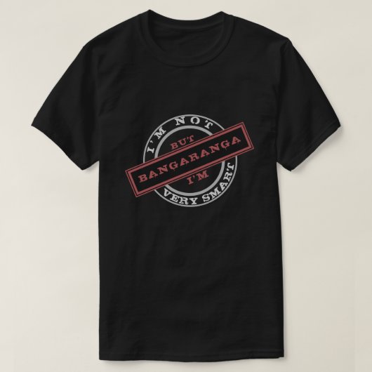 面白いBangaranga Tシャツ (デザイン正面)