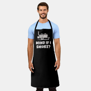 面白いBBQ「煙出していい？」 エプロン