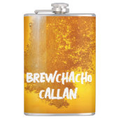 面白いBrewchacho フラスク (正面)