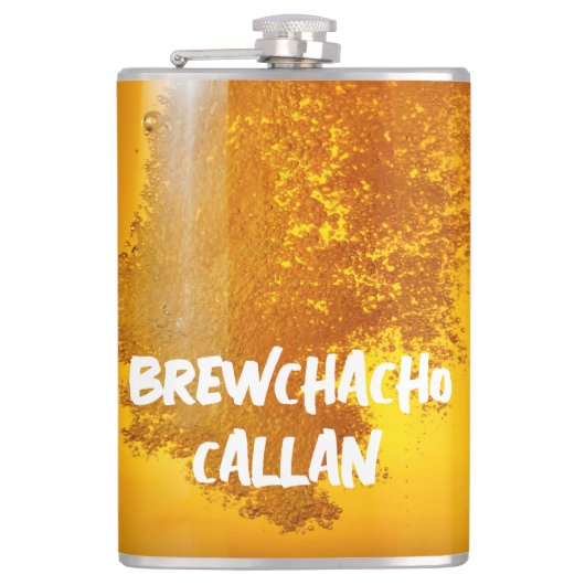 面白いBrewchacho フラスク (正面)