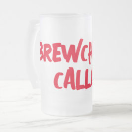 面白いBrewchacho フロストグラスビールジョッキ