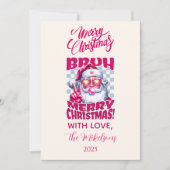 面白いBruhメリークリスマス シーズンカード (正面)
