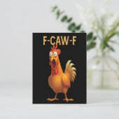 面白いF-Caw-FチキンFCAWFチキン2025 ポストカード (スタンド正面)