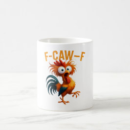 面白いF-CAW-F 狂った雄鶏 サルカスティック コーヒーマグ コーヒーマグカップ