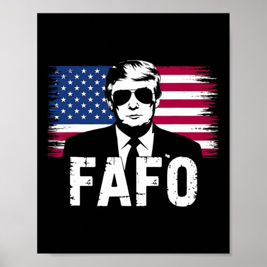 面白いFafoトランプ写真1  ポスター (正面)