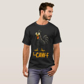面白いFCawFチキンTシャツ FCAWFニワトリ娘 Tシャツ (正面フル)