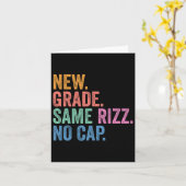 面白いGen Z 新学期 同じ魅力度レベル  カード (黄色い花)