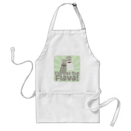 面白いGot+Flavaフレーズ 塩こしょうのキャラクター スタンダードエプロン