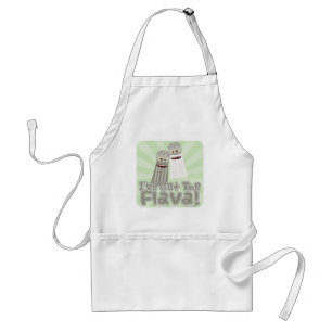 面白いGot+Flavaフレーズ 塩こしょうのキャラクター スタンダードエプロン