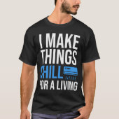 面白いHVAC技術者のユーモア Tシャツ (正面)