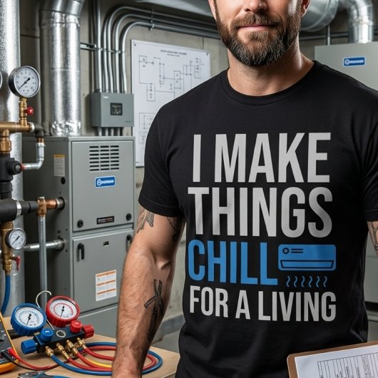 面白いHVAC技術者のユーモア Tシャツ