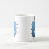 面白いITパパギフト Dad Core Processor コーヒーマグ コーヒーマグカップ (中央)