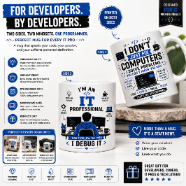 面白いITプロフェッショナルデザイン - ITコーディング引用符 コーヒーマグカップ