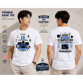 面白いITプロフェッショナルデザイン - ITコーディング引用符 Tシャツ