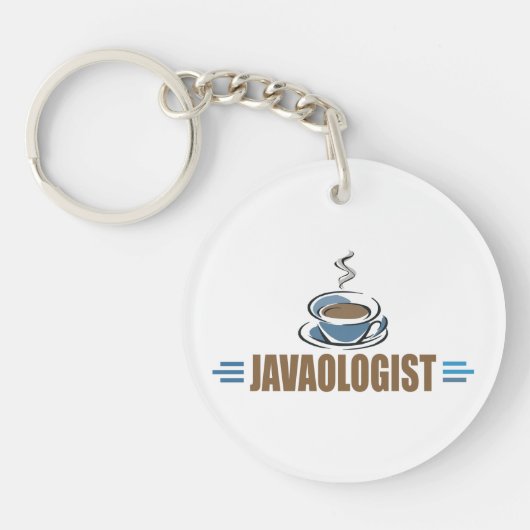 面白いJavaコーヒー キーホルダー (正面)