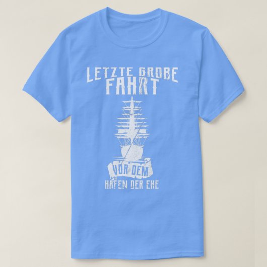 面白いJGA独身パーティー女性男性3 Tシャツ (デザイン正面)
