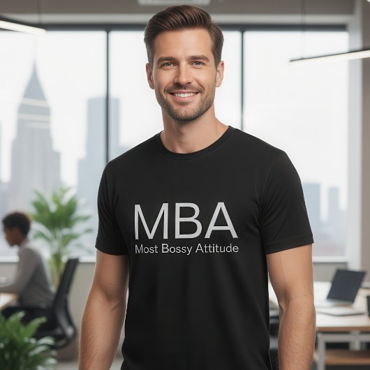 面白いMBA略称 Tシャツ