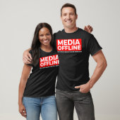 面白いMedia OfflineビデオエディターTシャツ Tシャツ (ユニセックス)