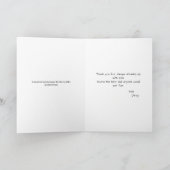 面白いNo. 1 ファンの父の日または誕生日カード カード (内部)