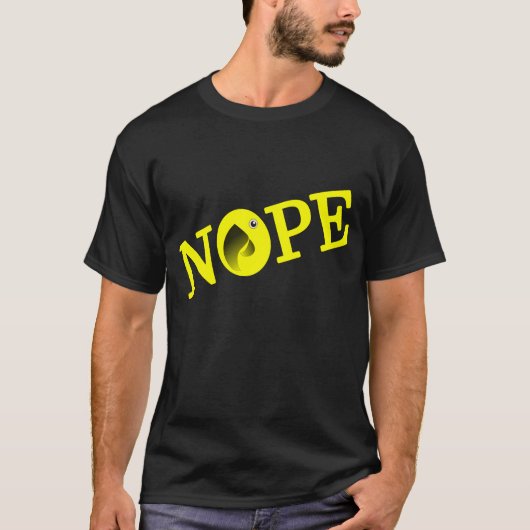 面白いNopeフェイスTシャツ Tシャツ (正面)