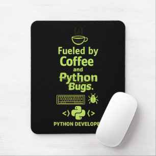 面白いPython開発者 - コーヒーのバグで動く マウスパッド