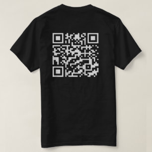 面白いQRトランプ大統領ダンスコード(裏面) Tシャツ