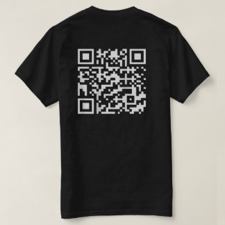 面白いQRトランプ大統領ダンスコード(裏面) Tシャツ
