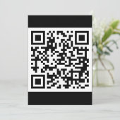 面白いQRトランプ大統領 45/47 Tシャツ トランプダンス 招待状 (スタンド正面)