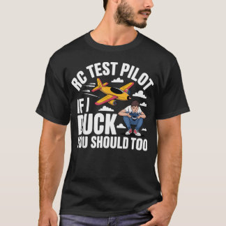 面白いRC飛行機ラジコン Tシャツ