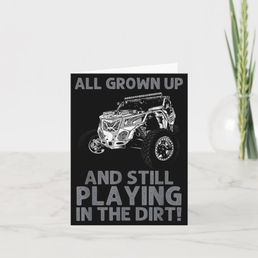 面白いSXSデザイン メンズ レディース オフロードUTV サイド カード (正面)