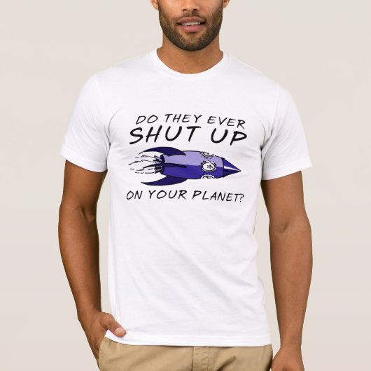 面白いTシャツで失礼な冗談 Tシャツ (正面)
