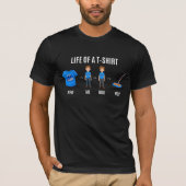 面白いTシャツのライフサイクル・ユーモア Tシャツ (正面)