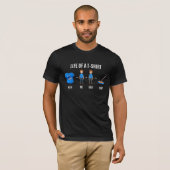 面白いTシャツのライフサイクル・ユーモア Tシャツ (正面フル)
