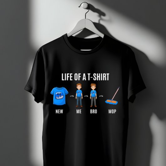 面白いTシャツのライフサイクル・ユーモア Tシャツ